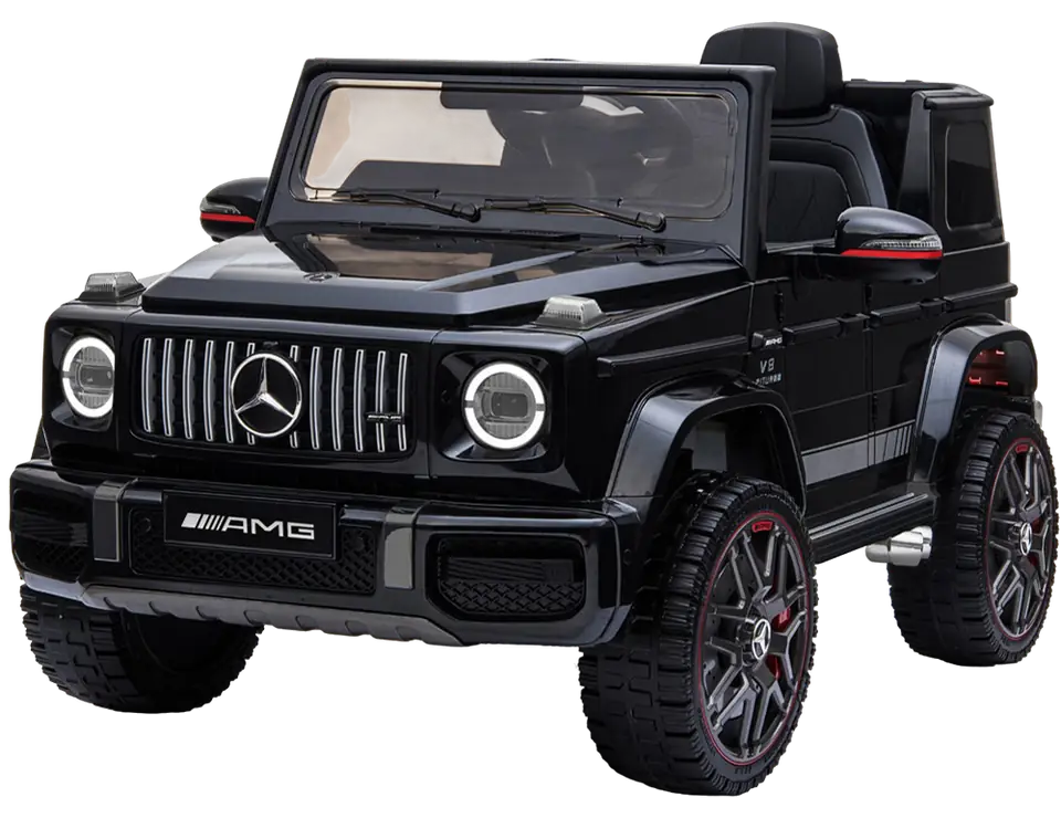 Mercedes G63 AMG V8 Biturbo Kinderauto von SIMRON in Schwarz