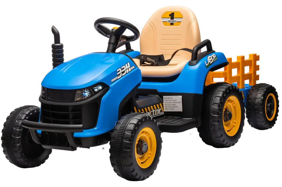 Traktor / Schlepper mit Anhänger von SIMRON in Blau